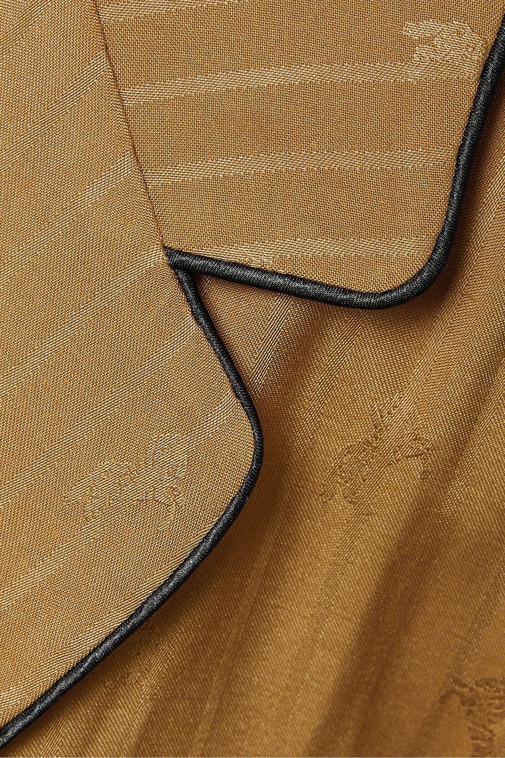 L'AGENCE Skyler satin-jacquard jacket
