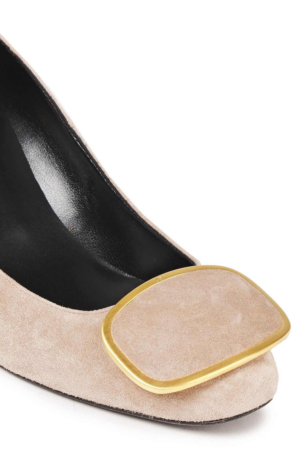 ROGER VIVIER スエード パンプス バックル付き