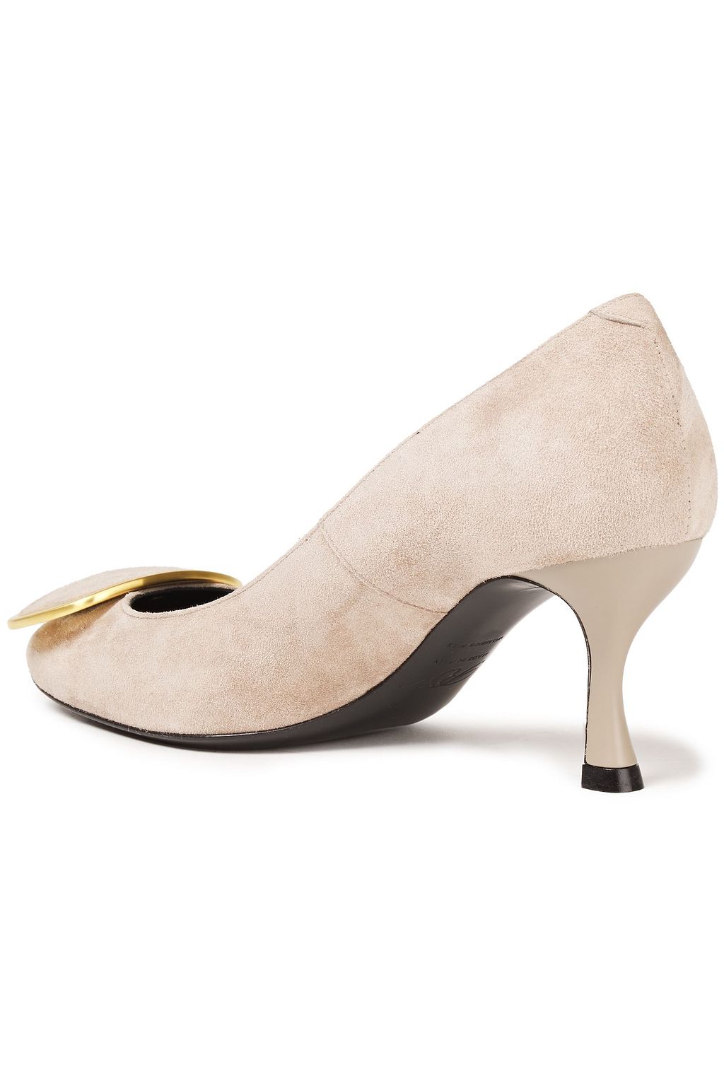 ROGER VIVIER スエード パンプス バックル付き
