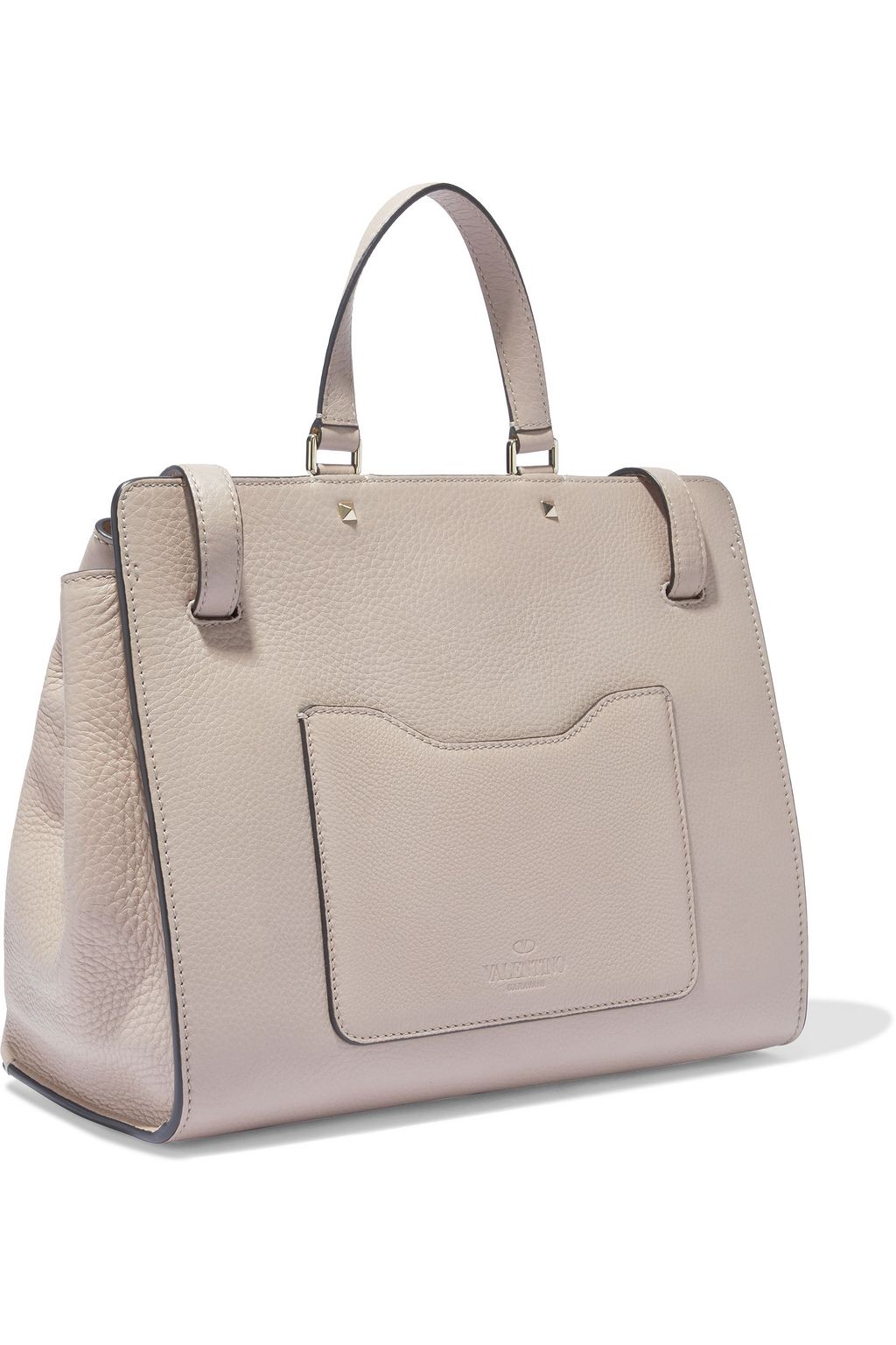 VALENTINO GARAVANI Joylock textured-leather shoulder bag
