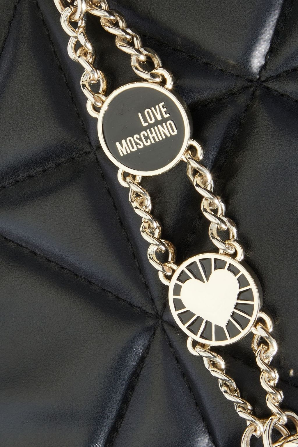 LOVE MOSCHINO Quilted faux leather tote