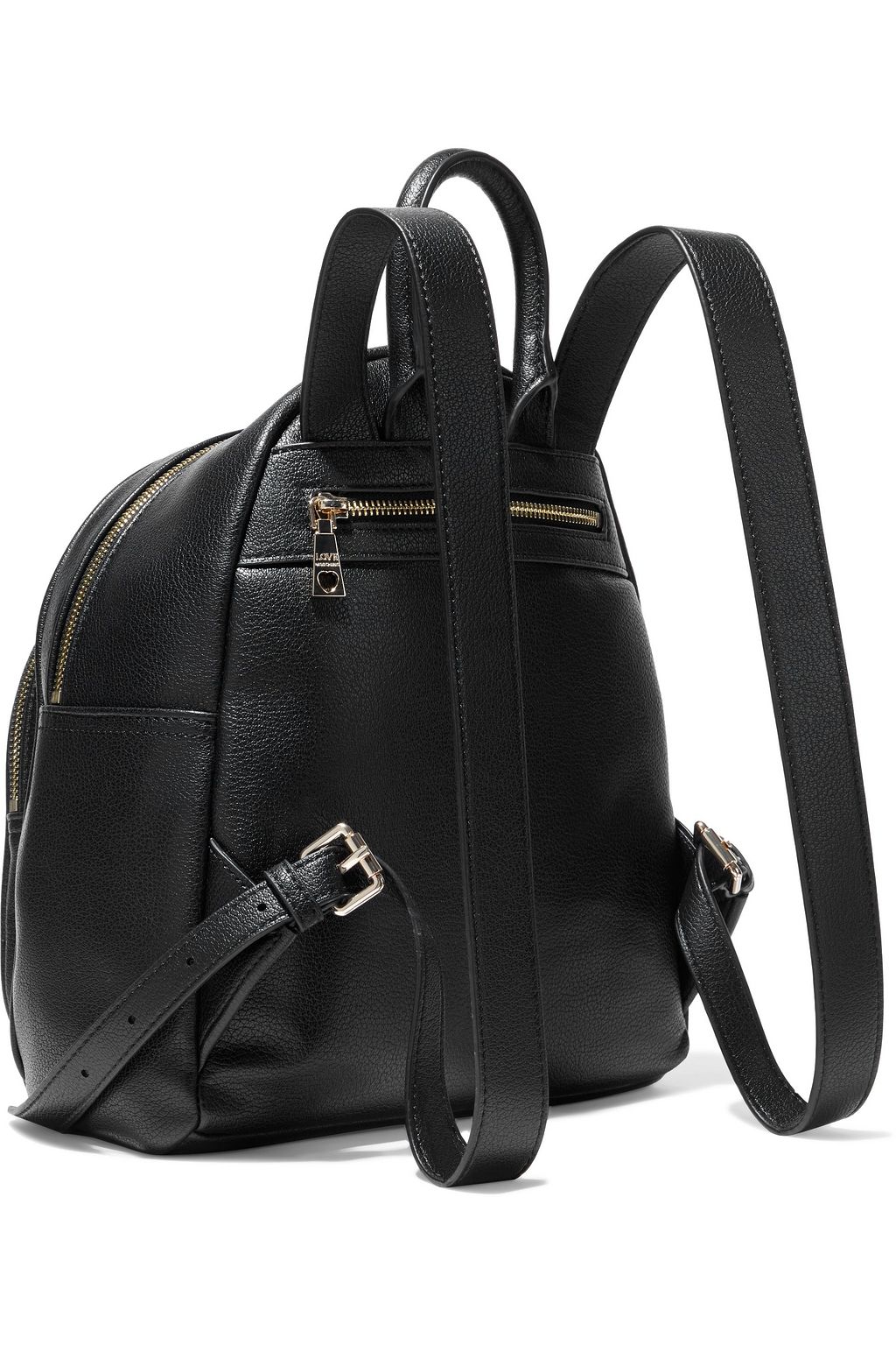 LOVE MOSCHINO Rucksack aus strukturiertem Kunstleder mit Ösenverzierung