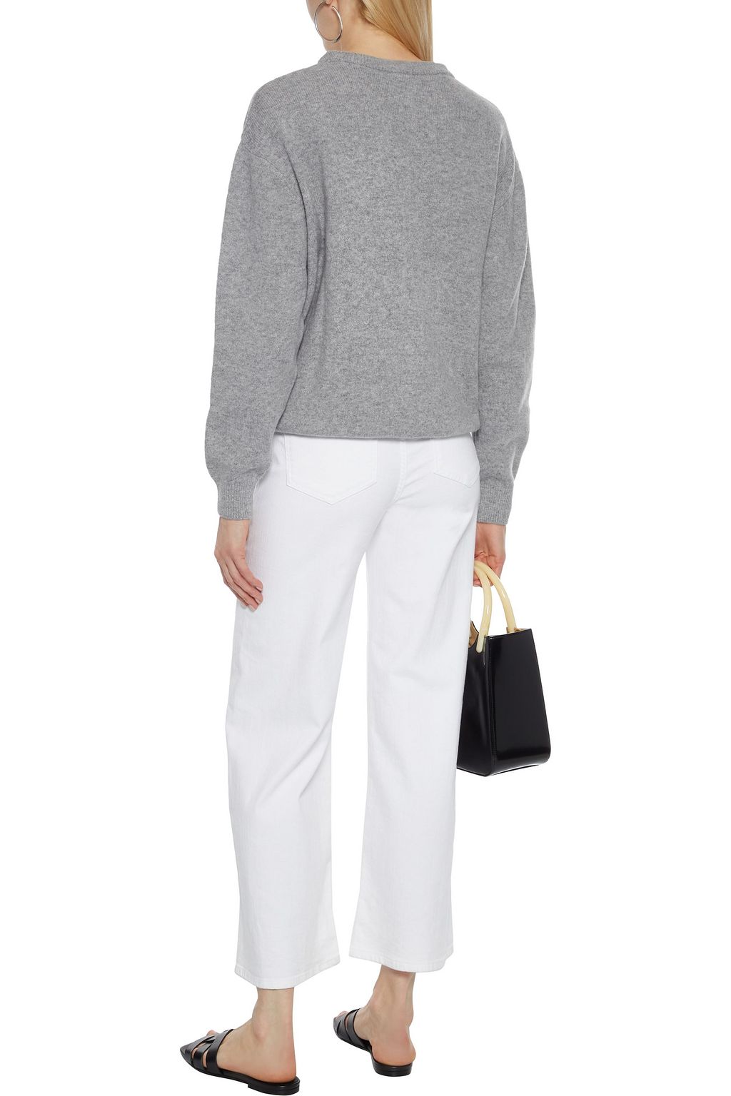 CAMILLA Embellished intarsia merino wool sweater