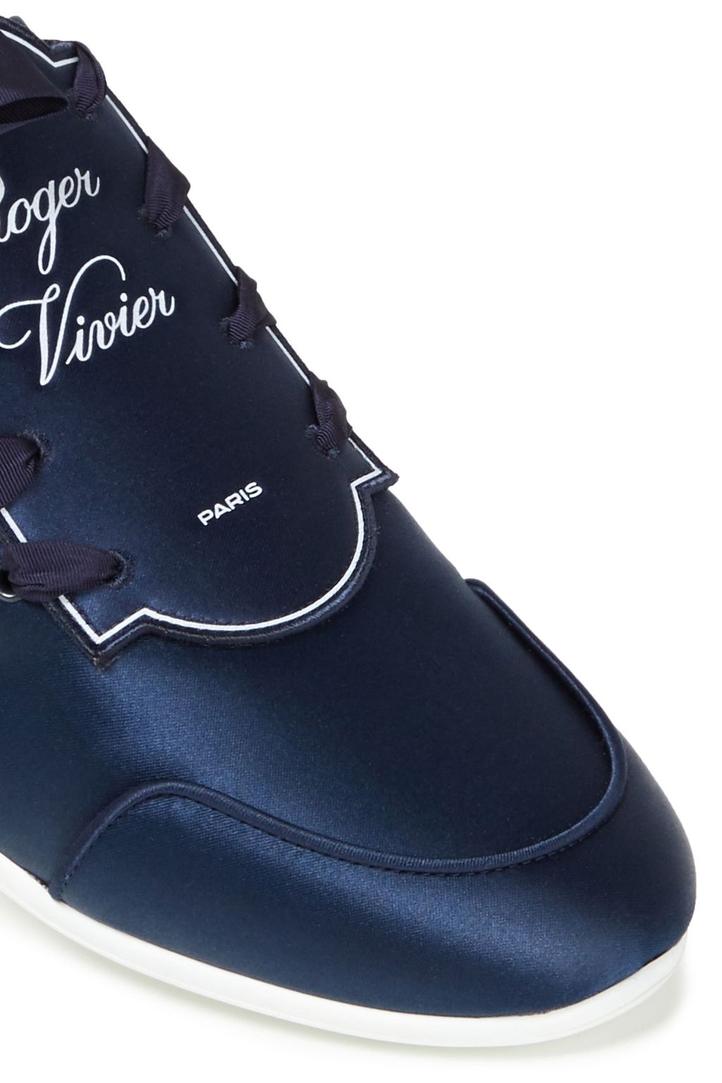 ROGER VIVIER Sporty Viv’ Etiquette サテン スニーカー