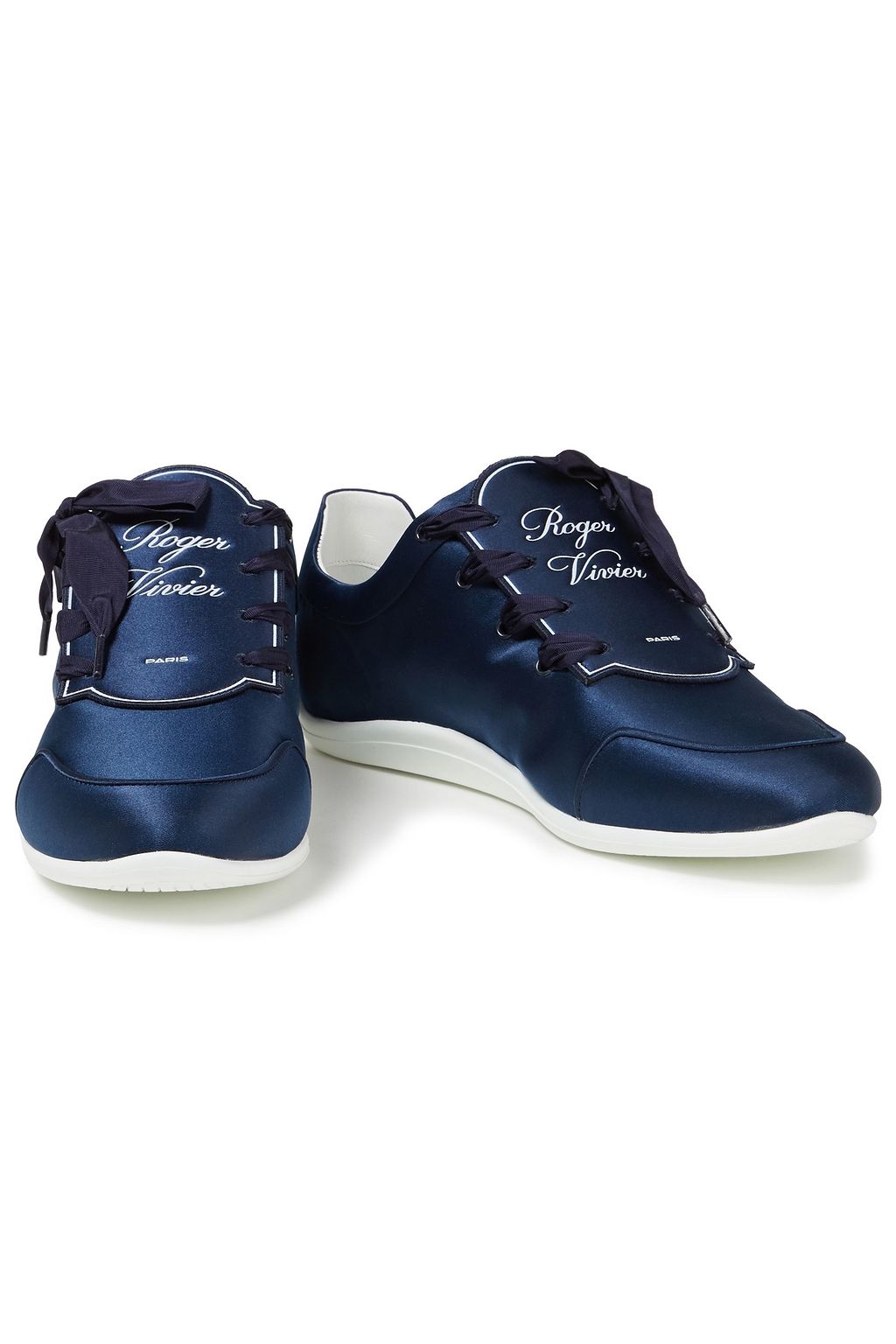ROGER VIVIER Sporty Viv’ Etiquette サテン スニーカー