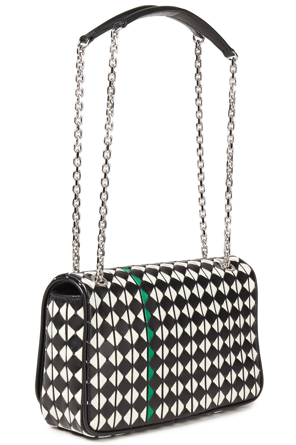 SERAPIAN Mosaico leather shoulder bag