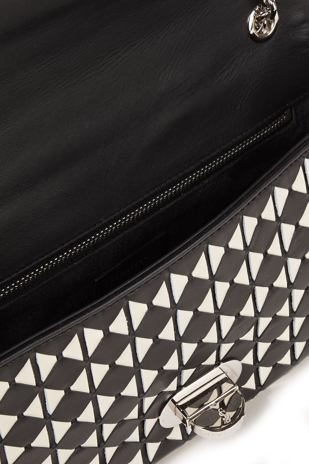 SERAPIAN Mosaico leather shoulder bag