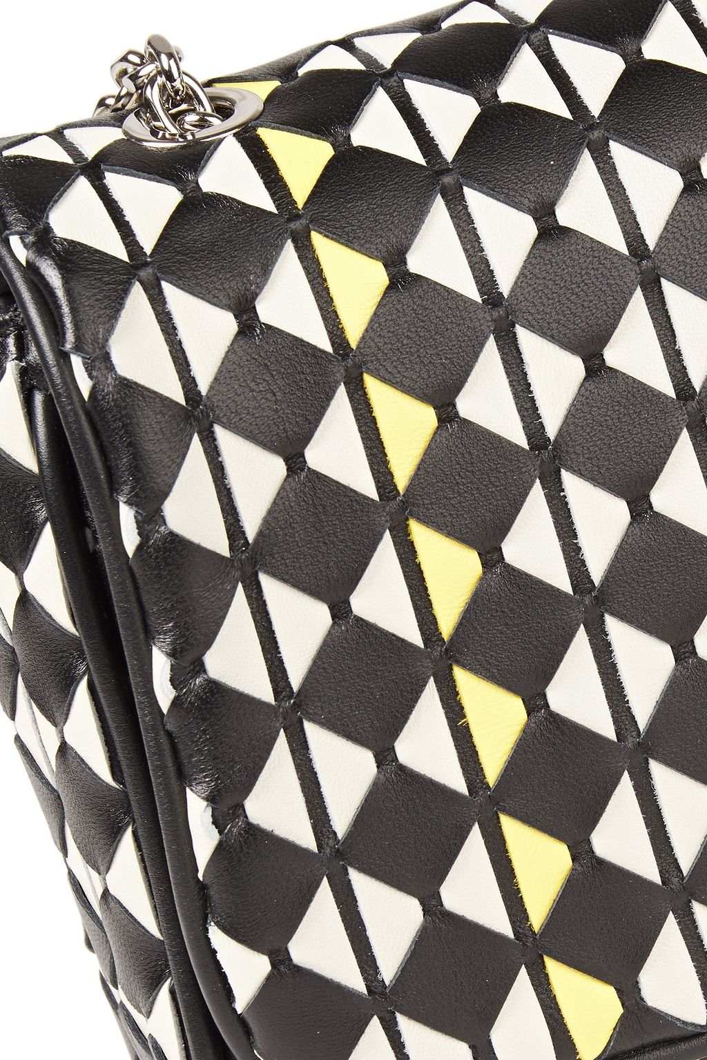 SERAPIAN Mosaico leather shoulder bag