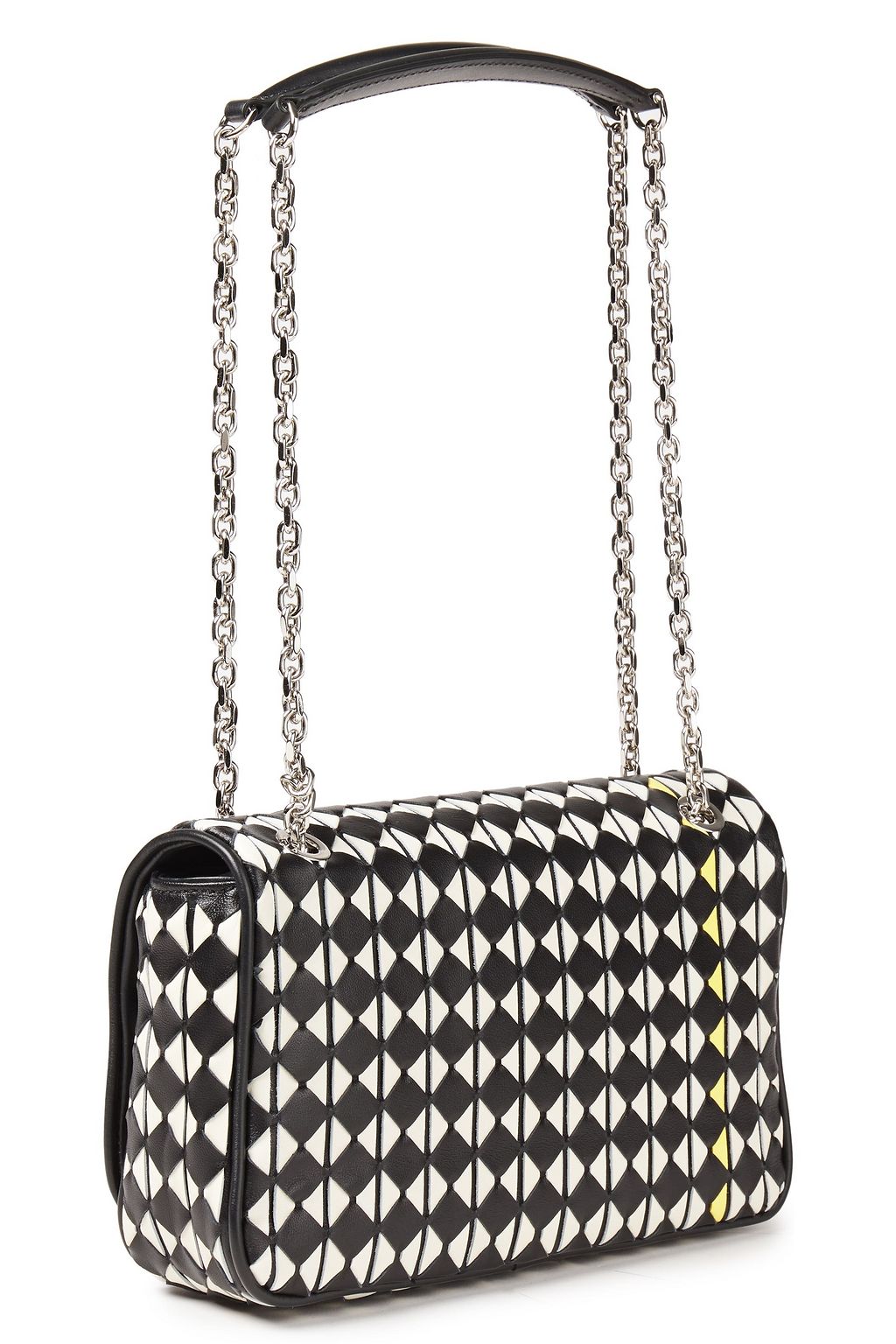 SERAPIAN Mosaico leather shoulder bag