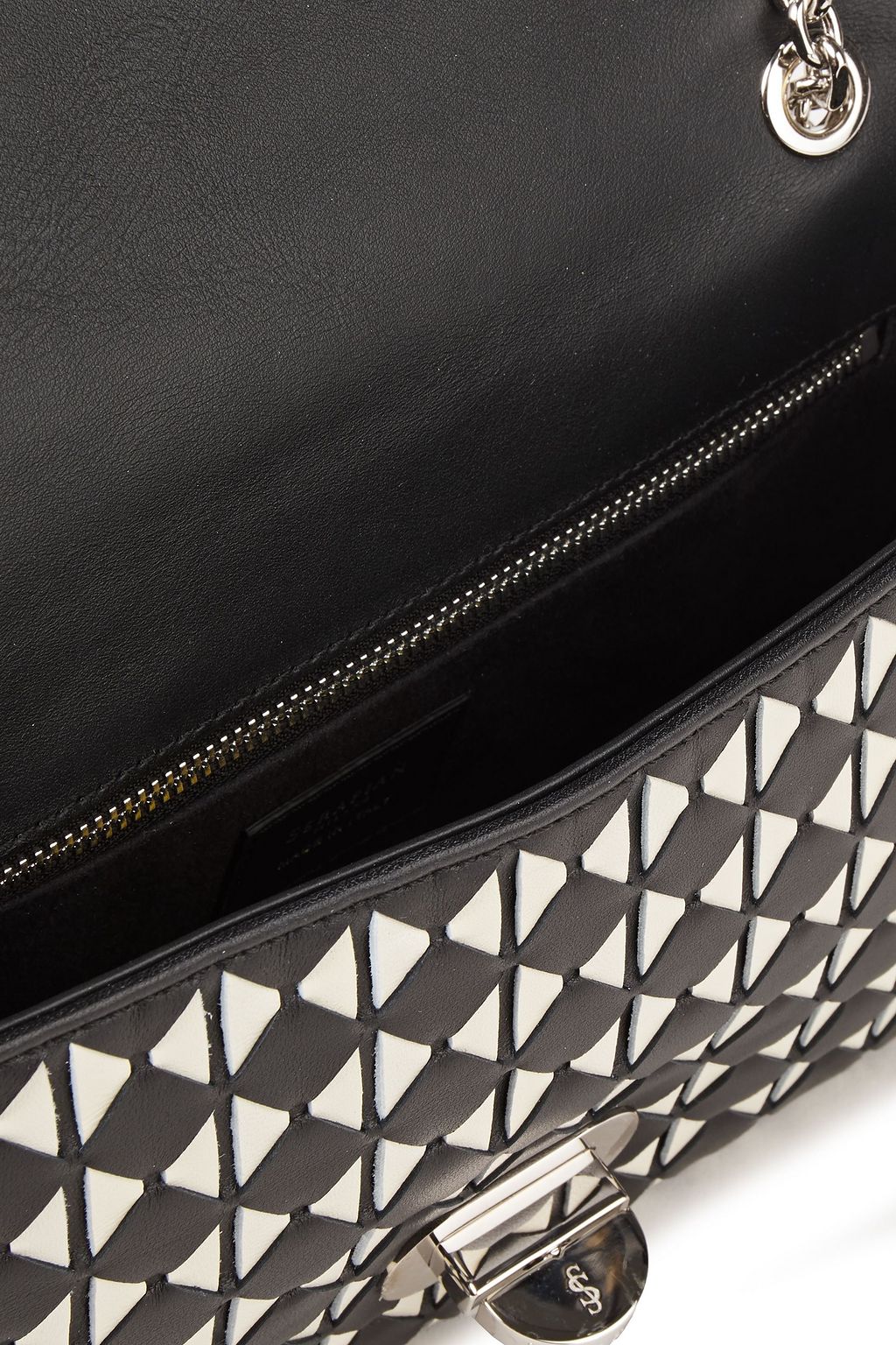 SERAPIAN Mosaico leather shoulder bag