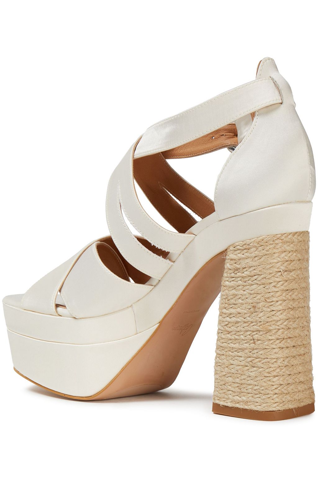 CASTAÑER Arola satin platform sandals