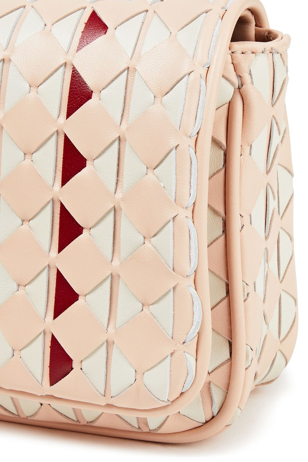 SERAPIAN Mosaico leather shoulder bag