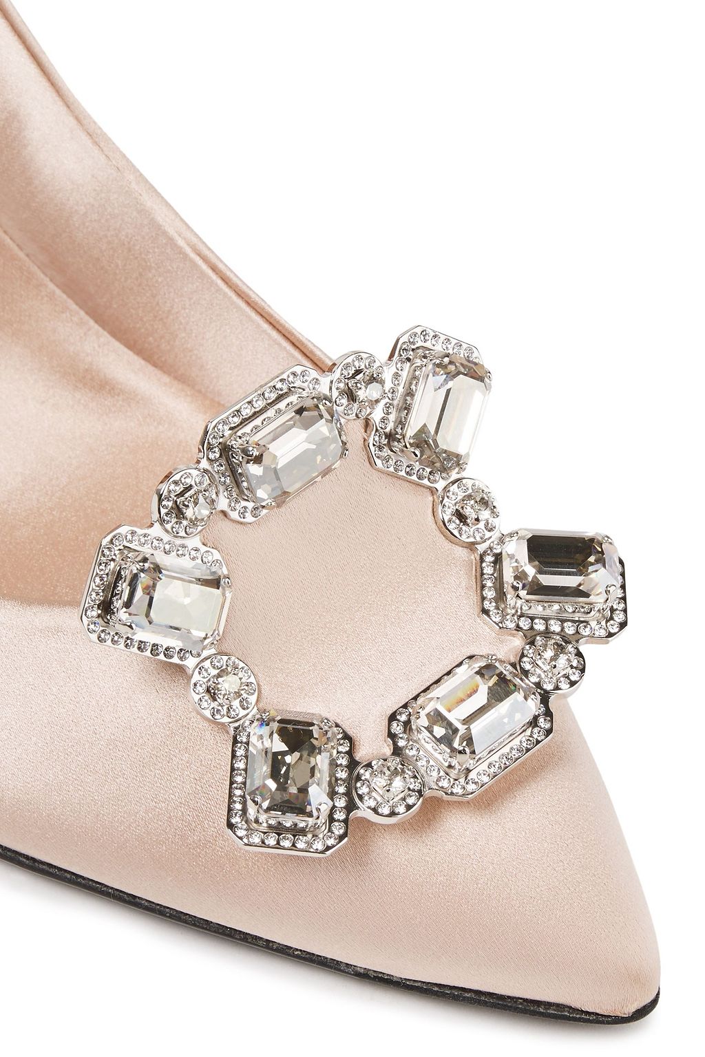 ROGER VIVIER Embellished satin pumps