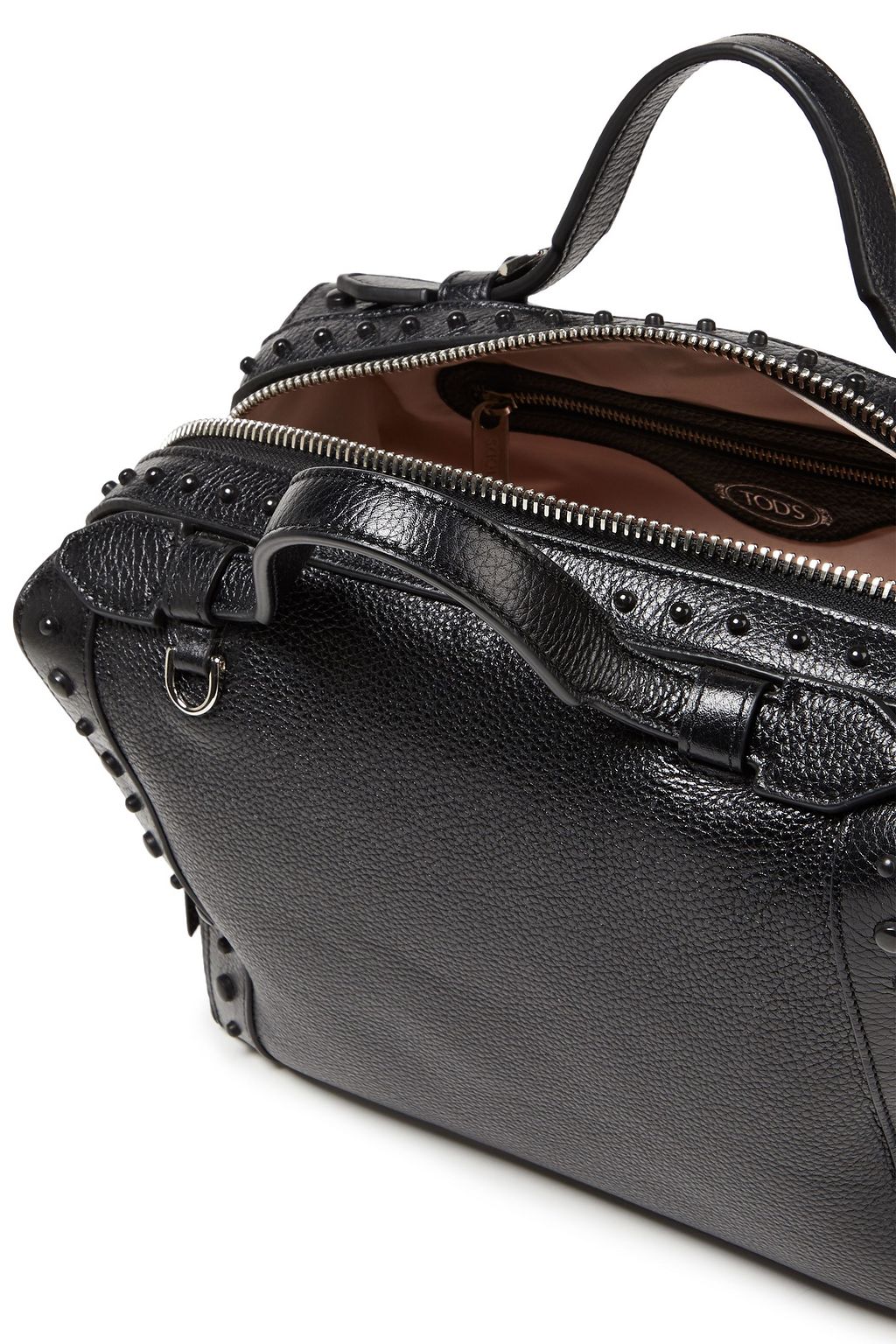 TOD'S Don Bauletto Gommino studded pebbled-leather tote