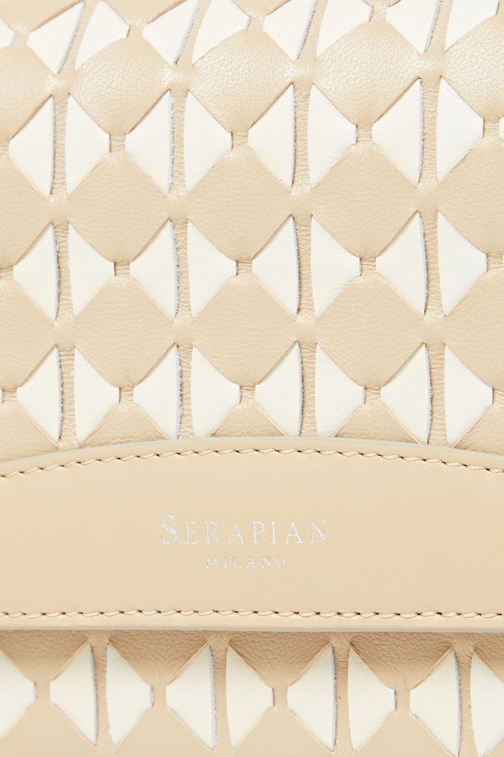 SERAPIAN Mosaico leather continental wallet