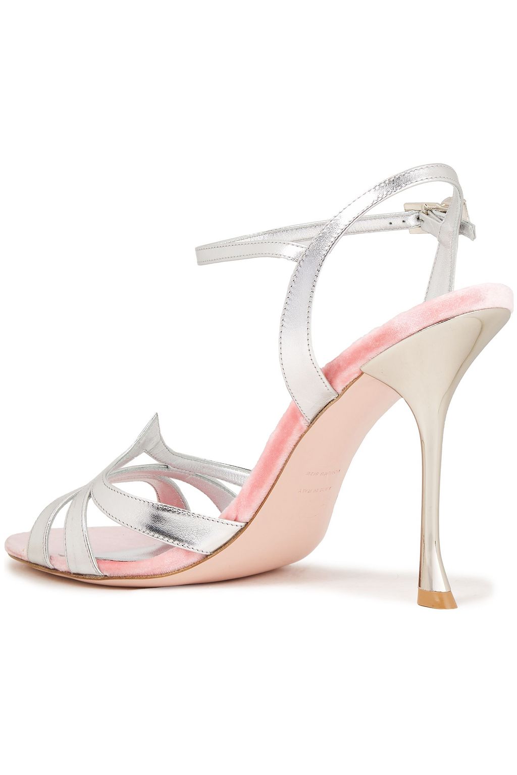 ROGER VIVIER Viv' Bling metallic leather sandals