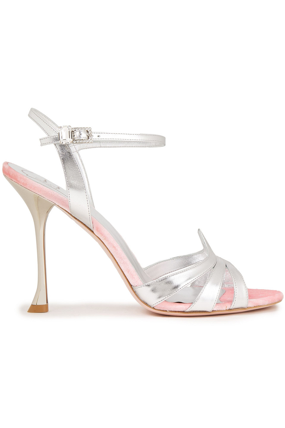 Viv' Bling metallic leather sandals