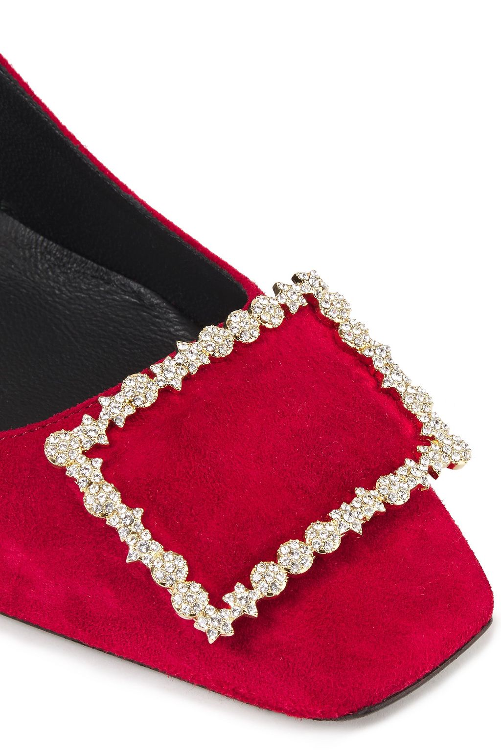 ROGER VIVIER Trompette Stella 装飾付き スエード パンプス