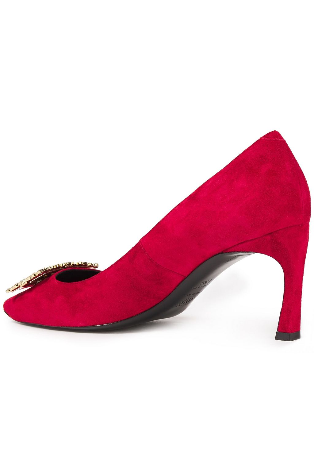 ROGER VIVIER Trompette Stella 装飾付き スエード パンプス