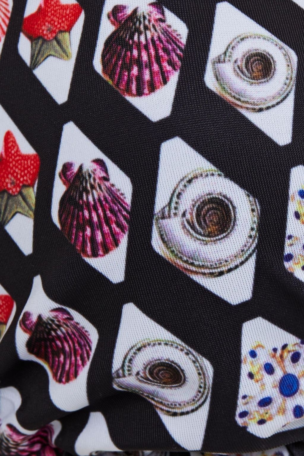 MARY KATRANTZOU Mykonos printed triangle bikini