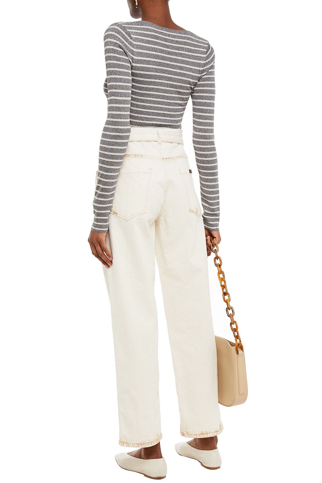 BRUNELLO CUCINELLI ハイライズ ストレートレッグ ジーンズ