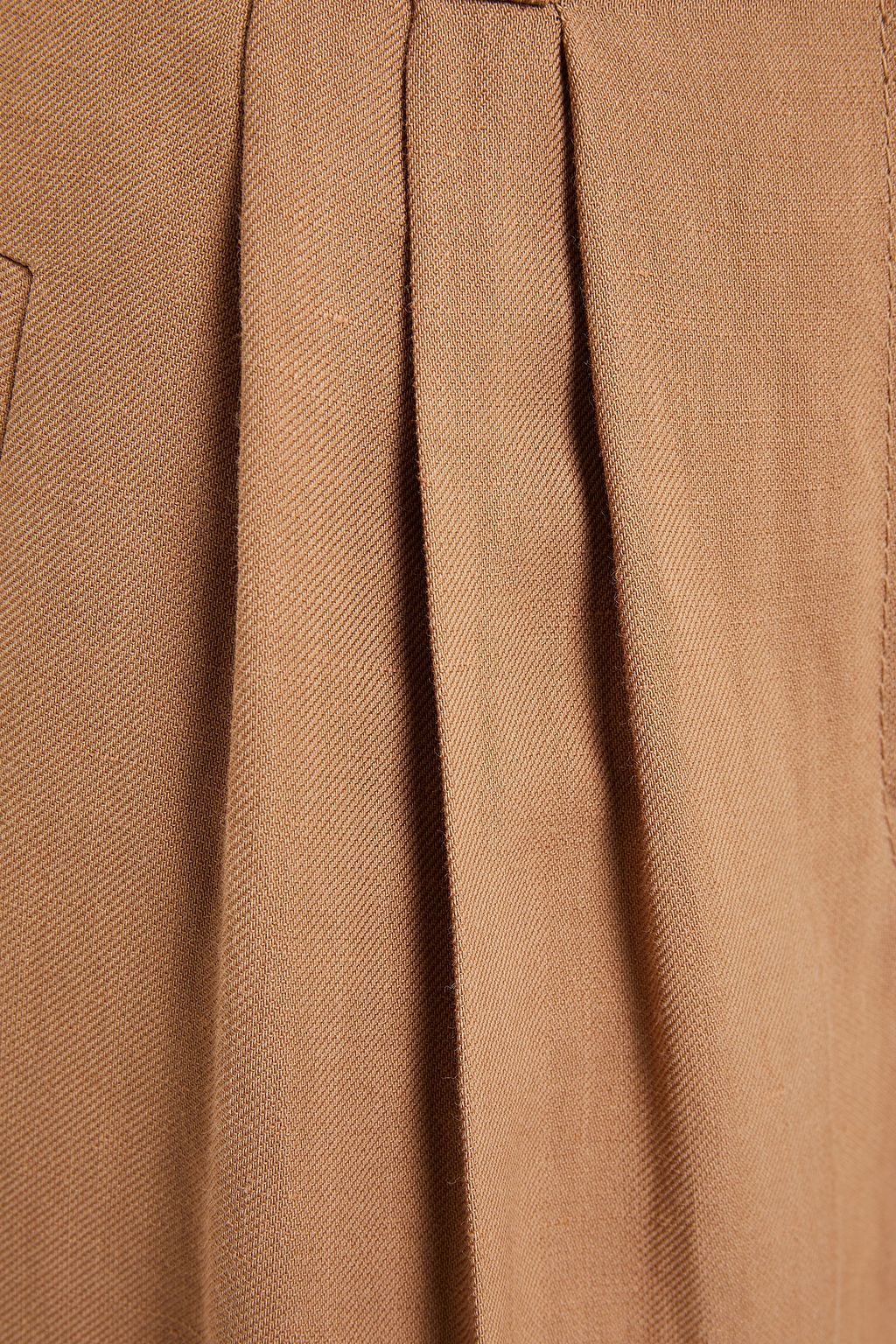 BRUNELLO CUCINELLI Karottenhose aus Twill mit Falten