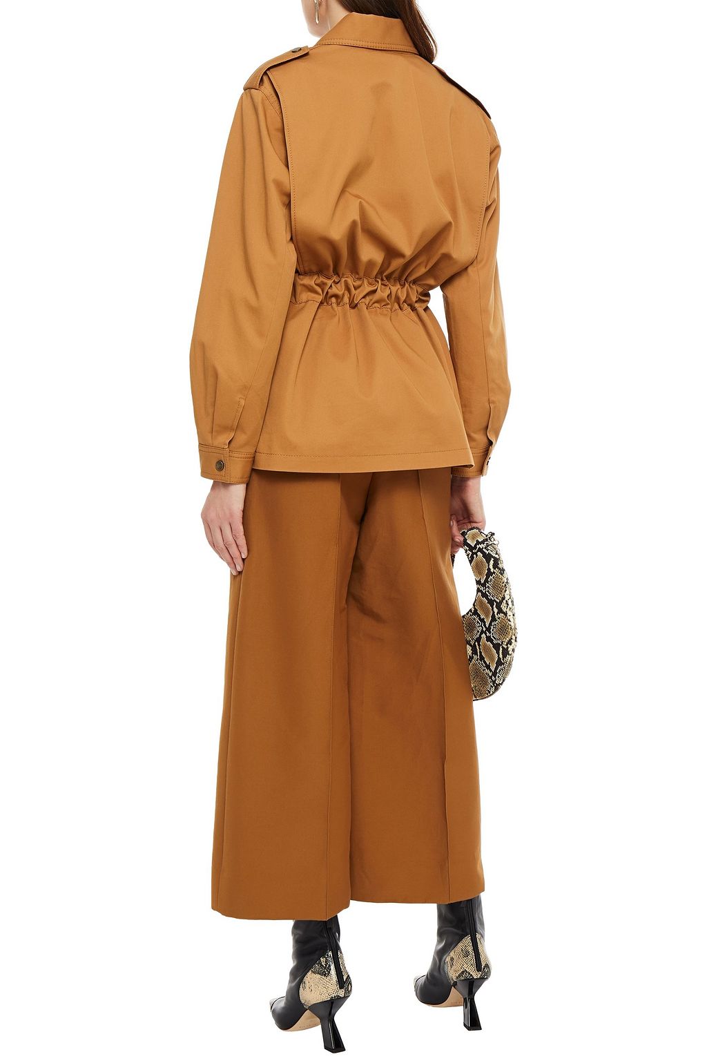 ZIMMERMANN Belted cotton-gabardine jacket