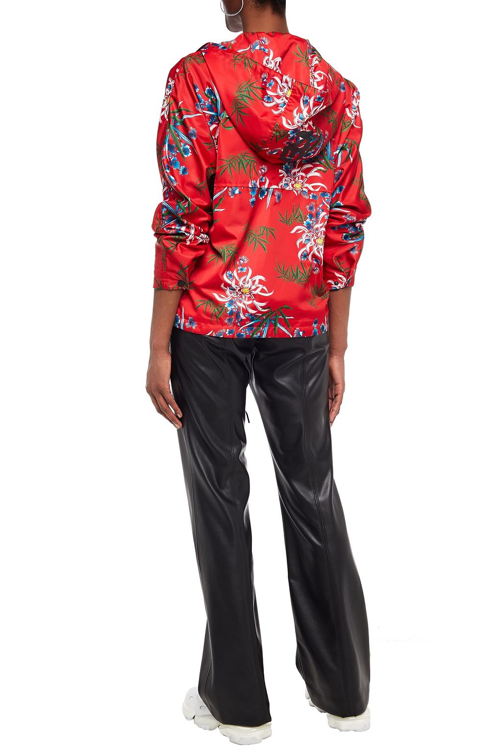 KENZO Floral-print shell hooded jacket