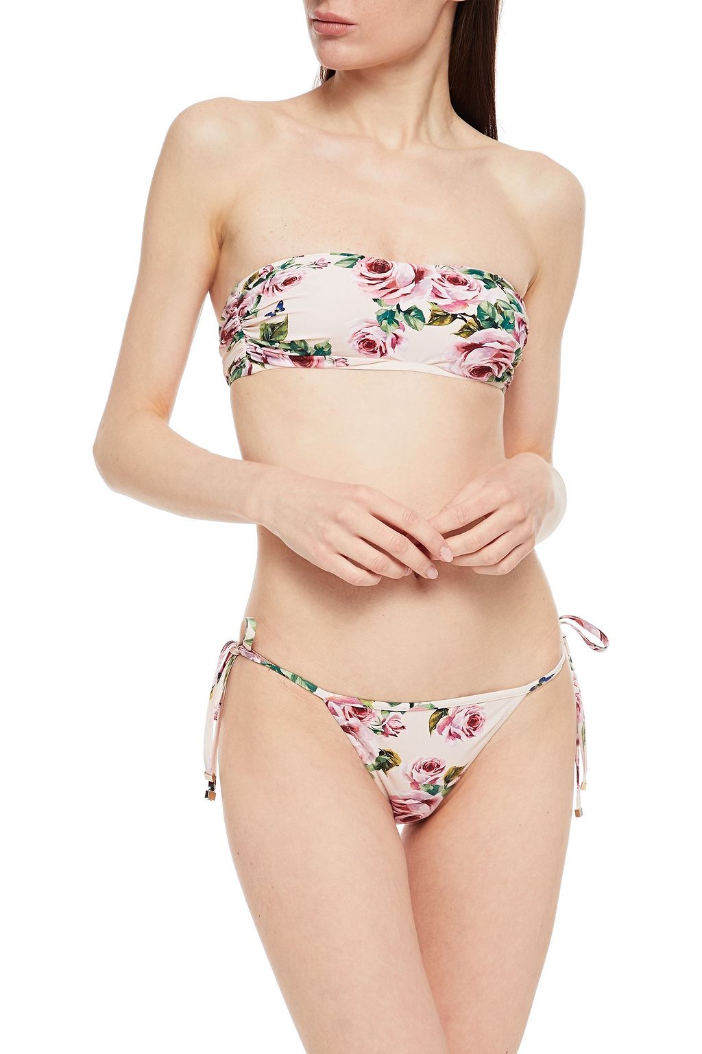 DOLCE&GABBANA Floral-print low-rise bikini briefs