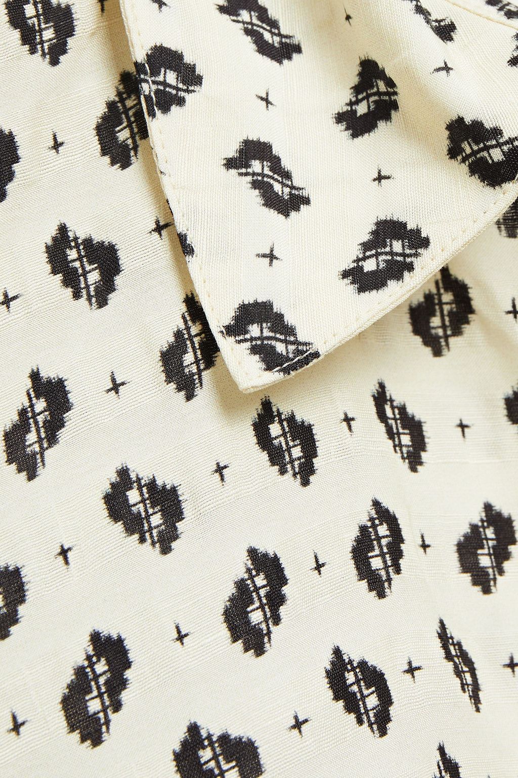 KENZO Ruffled jacquard blouse