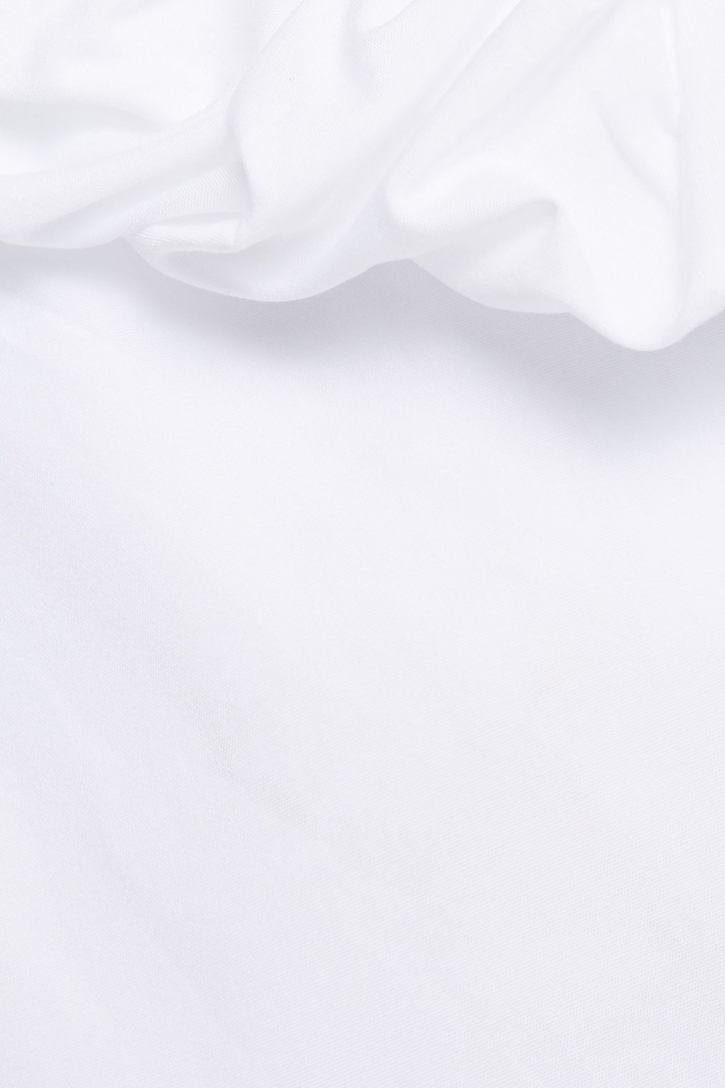 KENZO Gathered cotton-poplin shirt