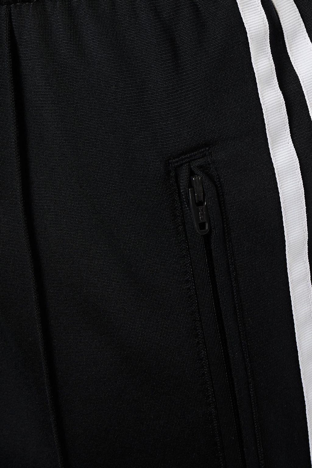 ADIDAS ORIGINALS Striped tech-jersey track pants