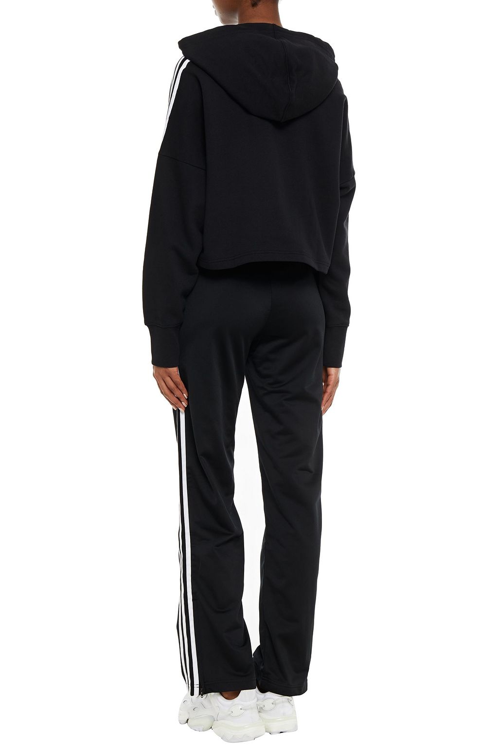 ADIDAS ORIGINALS Striped tech-jersey track pants
