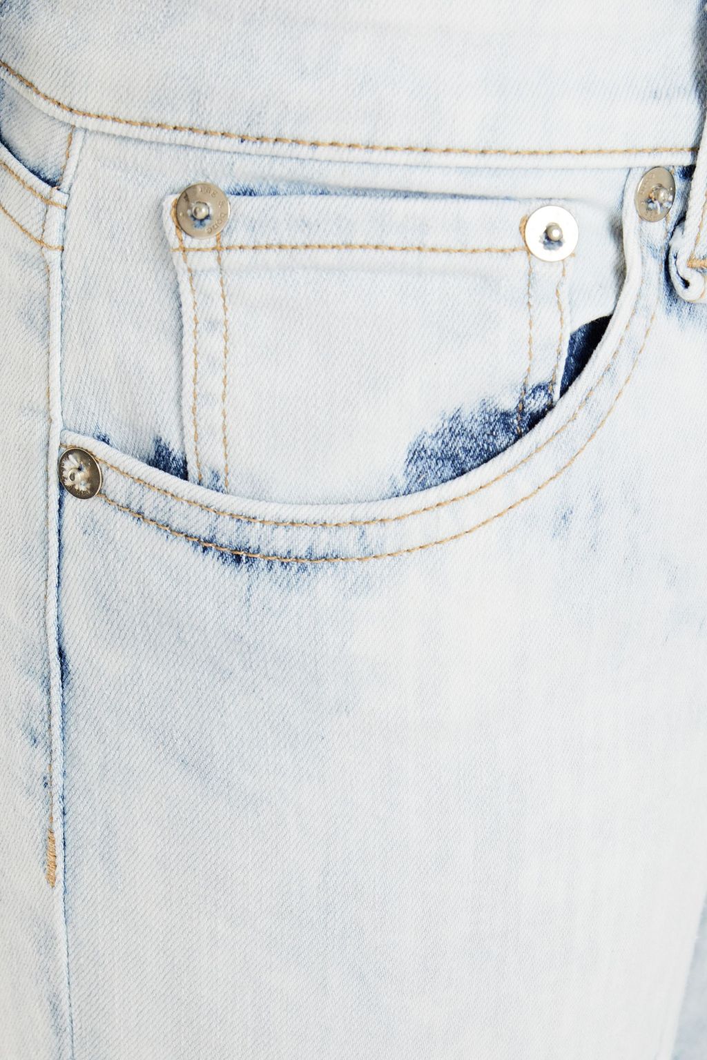 RAG & BONE Cate cropped bleached mid-rise skinny jeans