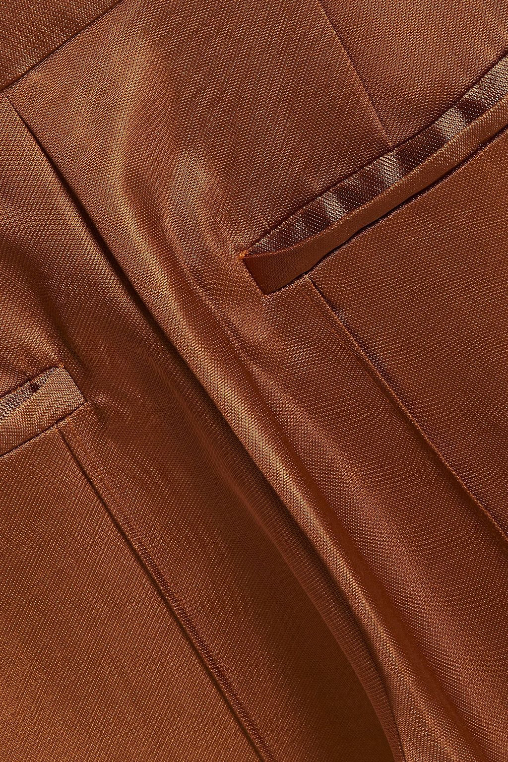 BAUM UND PFERDGARTEN Satin-crepe wide-leg pants