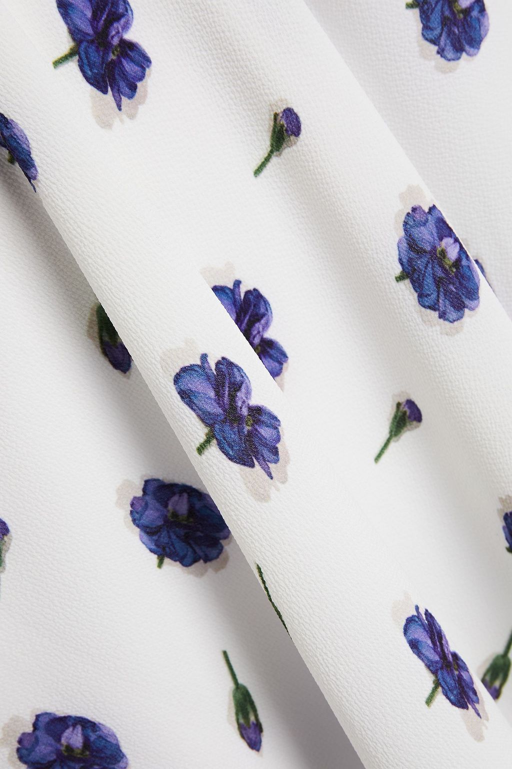 BAUM UND PFERDGARTEN Floral-print crepe skirt