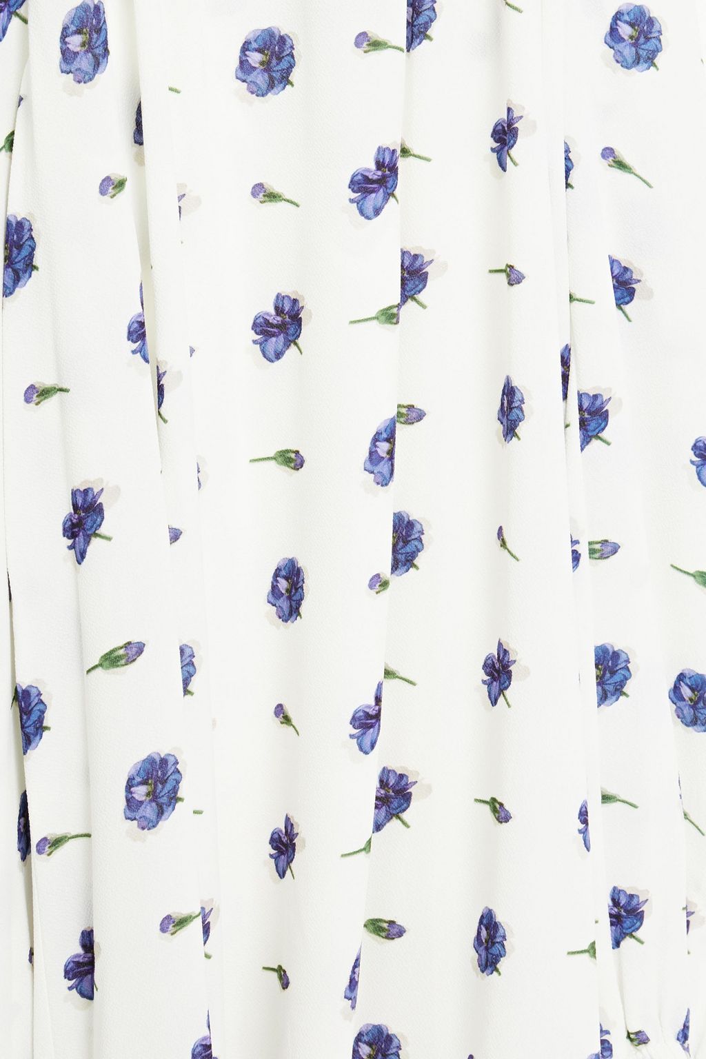 BAUM UND PFERDGARTEN Antoinette belted floral-print crepe midi dress