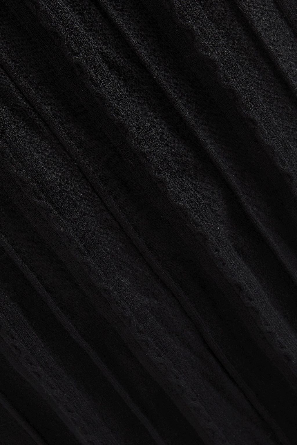 KENZO Pleated knitted midi skirt