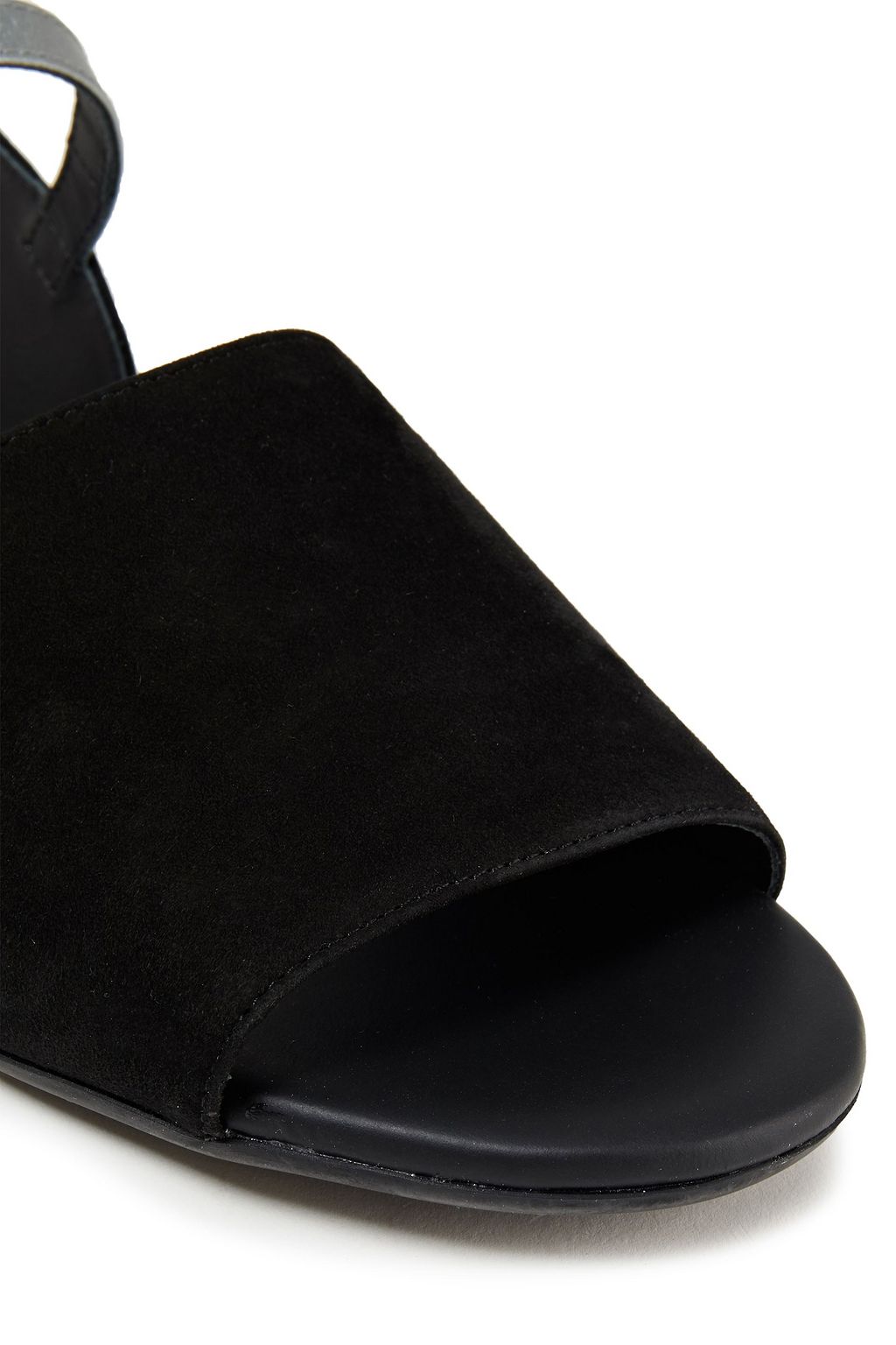 HOGAN Two-tone suede sandals