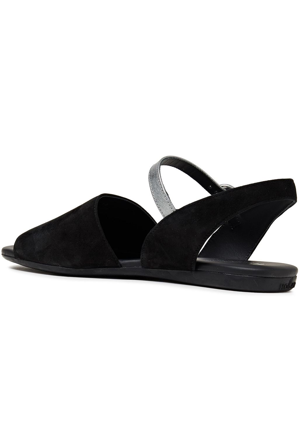 HOGAN Two-tone suede sandals