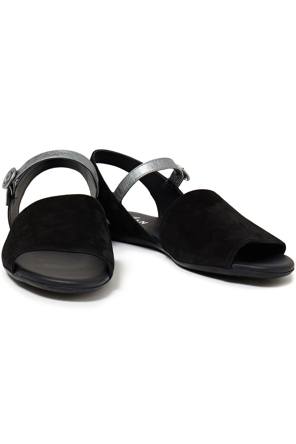 HOGAN Two-tone suede sandals