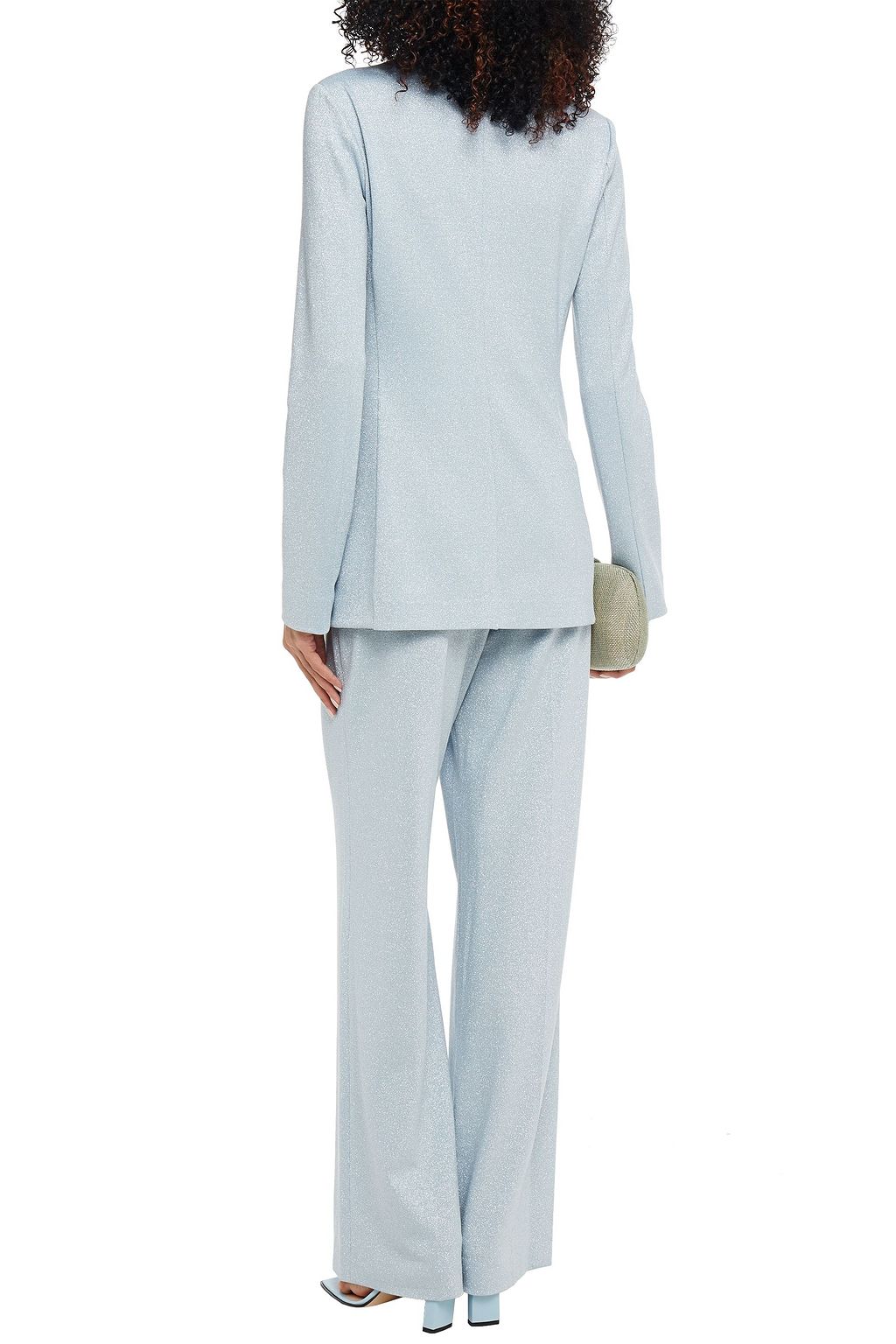 M MISSONI Metallic knitted wide-leg pants
