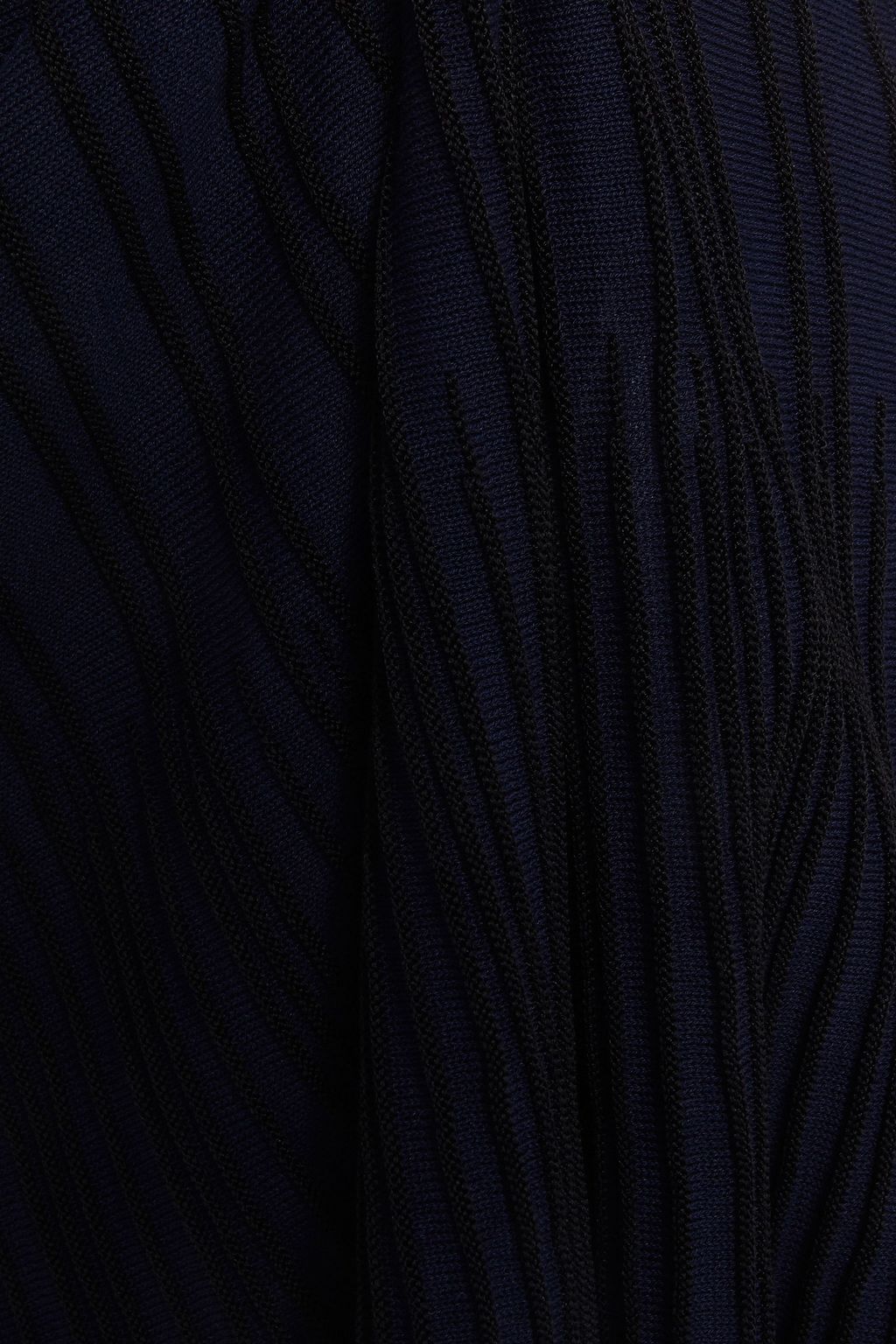 M MISSONI Striped ribbed cotton-blend mini dress