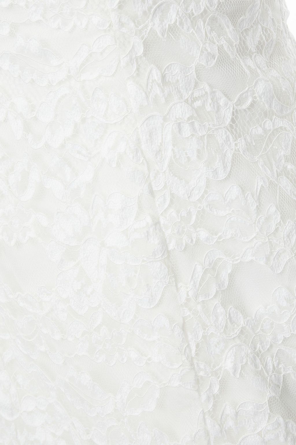 CAROLINA HERRERA Jensen strapless cotton-blend corded lace bridal gown