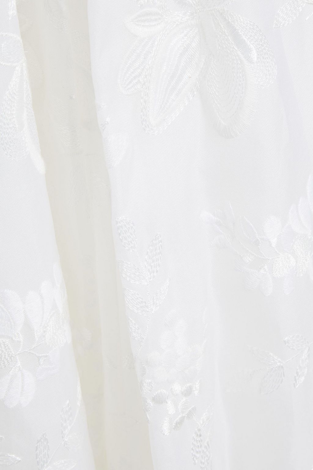 CAROLINA HERRERA Gloria strapless silk-faille and embroidered organza bridal gown