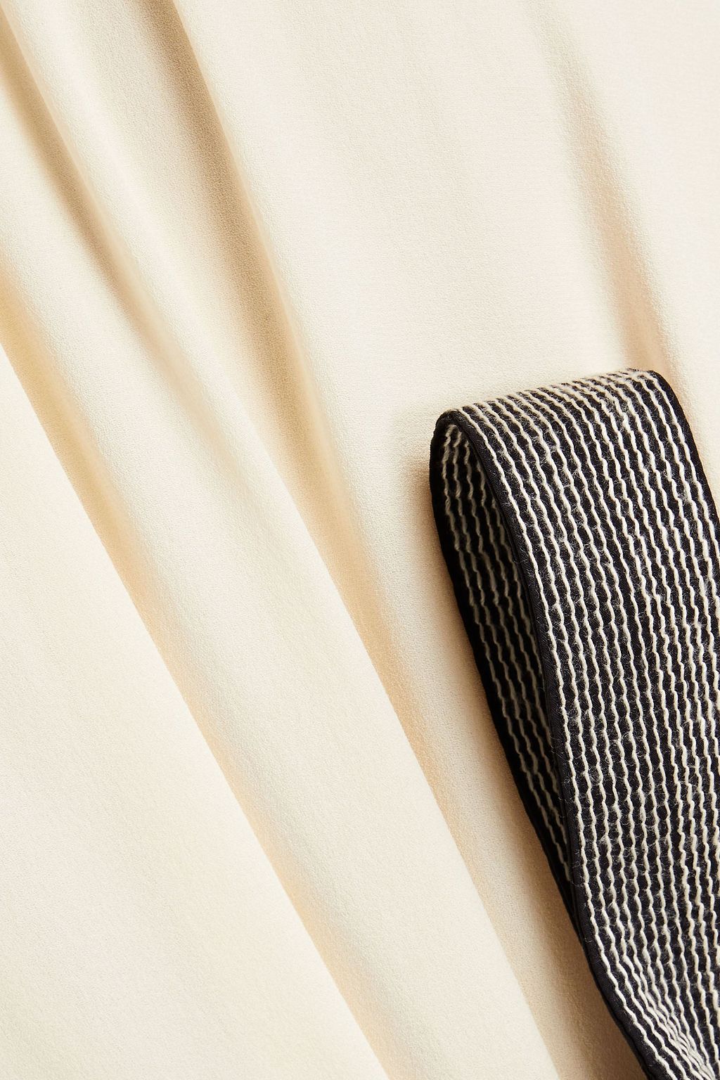 TORY BURCH Gathered silk-crepe maxi dress