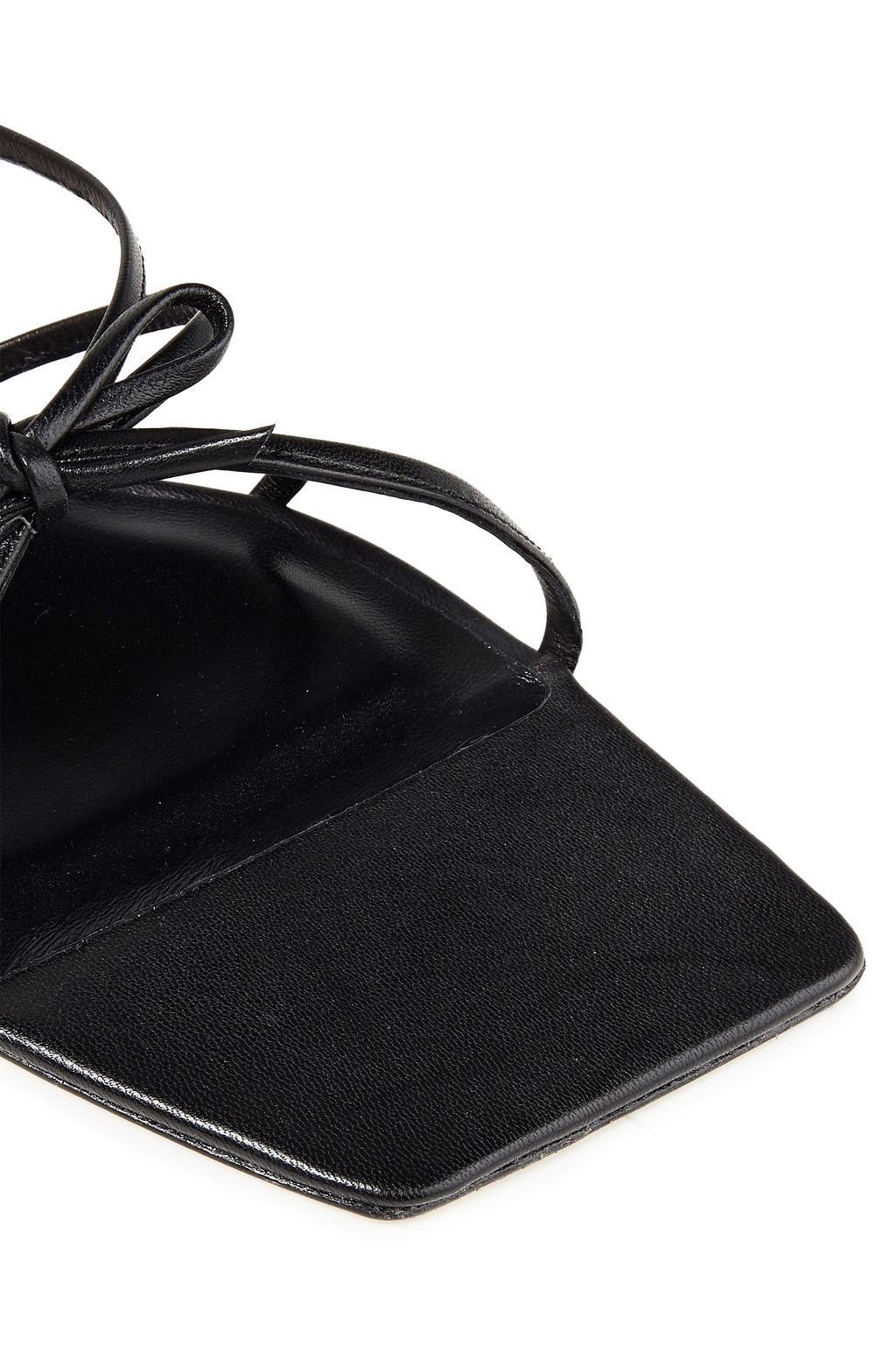BY FAR Marissa bow-embellished leather mules