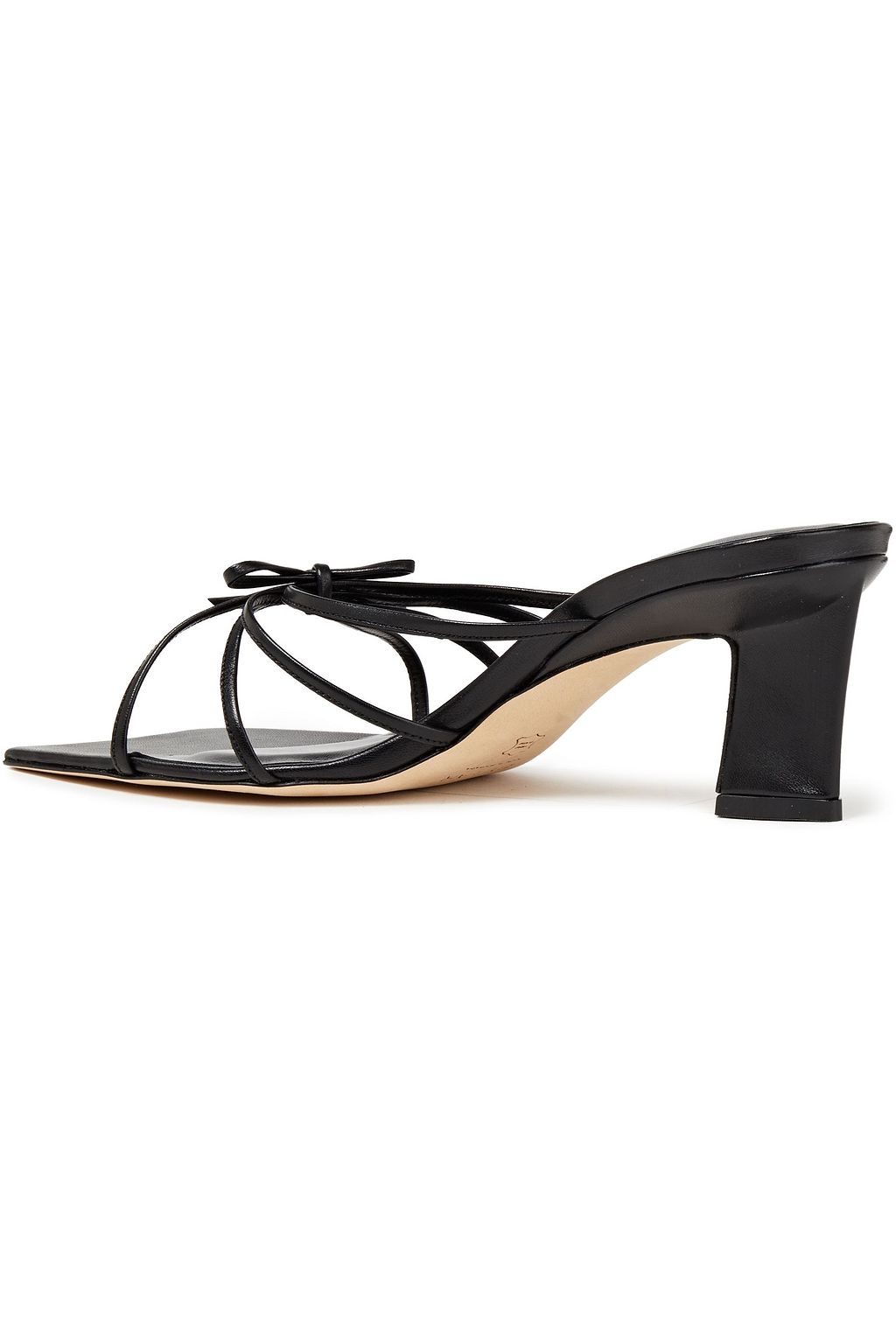 BY FAR Marissa bow-embellished leather mules