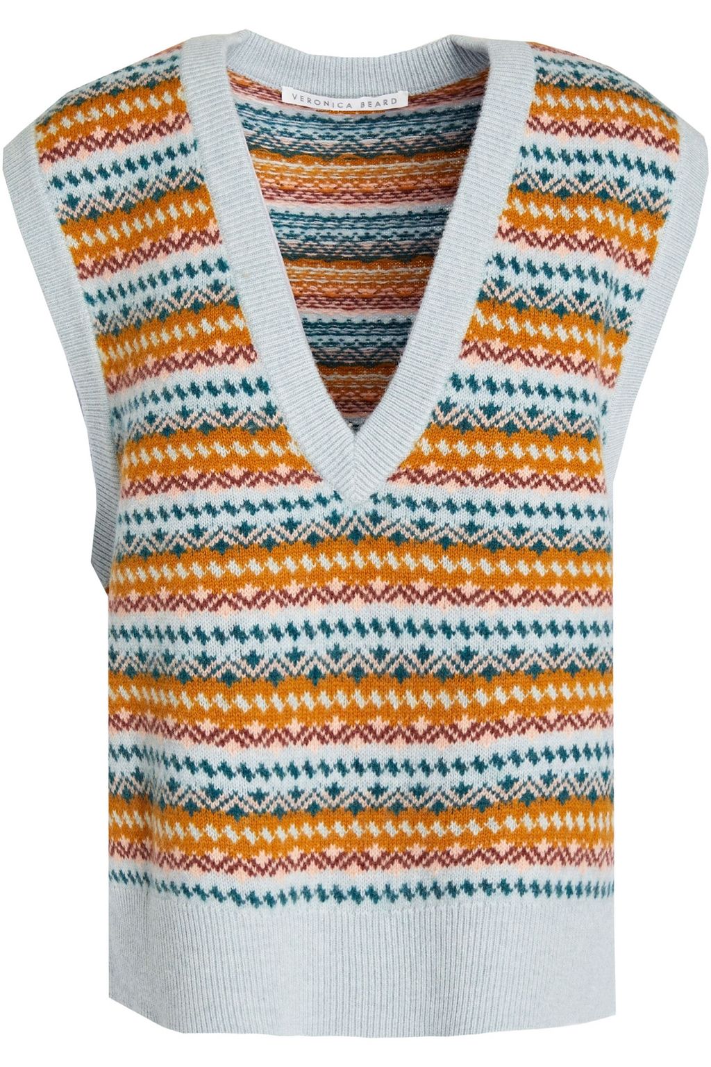 Sky blue Helenka merino-wool blend 