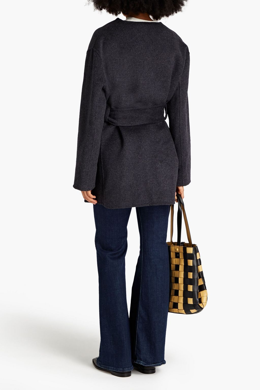 ENVELOPE1976 Pisa mélange wool-felt coat